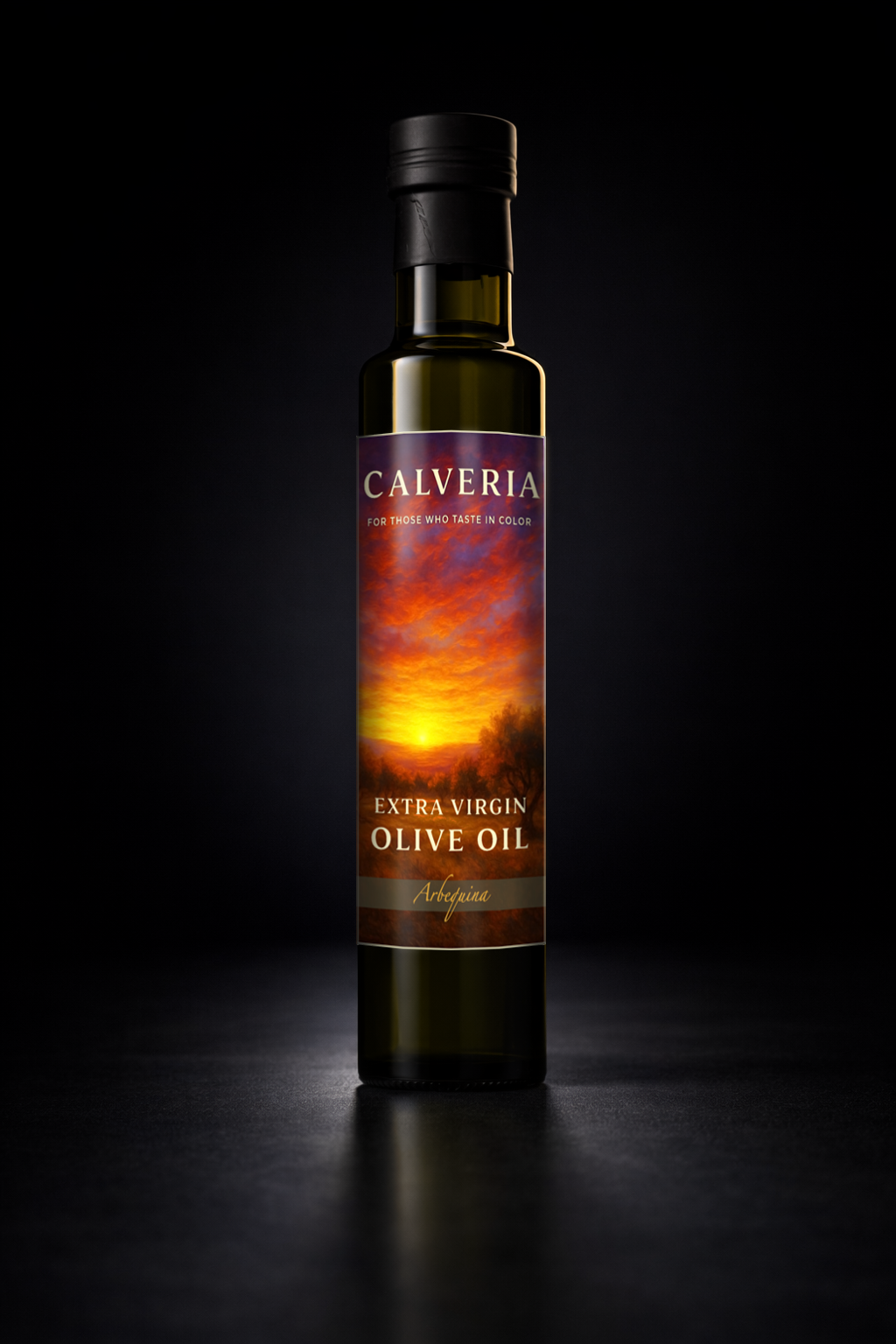 Calveria Single Estate Arbequina bottle